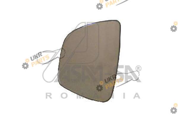 Стекло наружного зеркала ASAM 30349