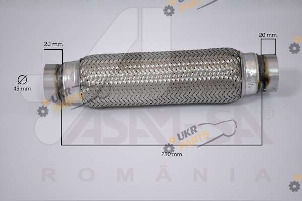 Гофра выхлопной системы ASAM 60094