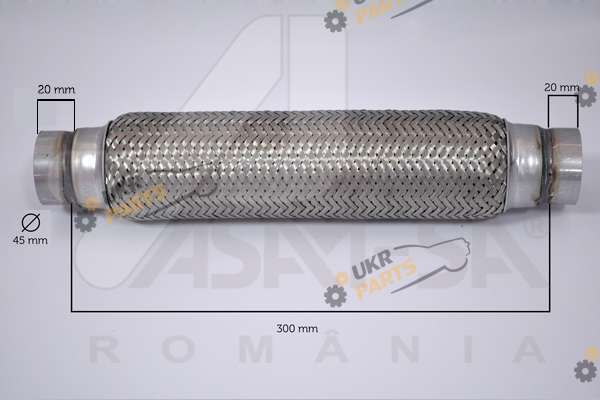 Гофра выхлопной системы ASAM 60095