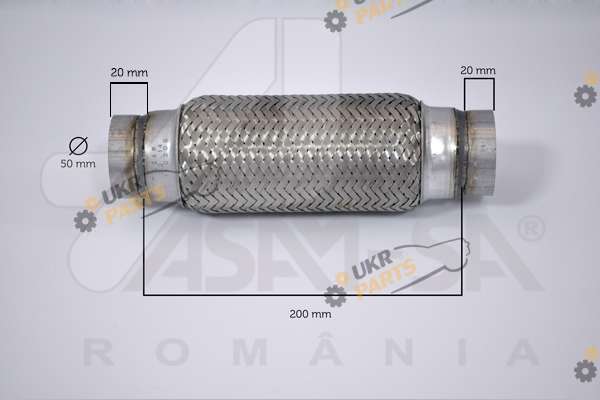 Гофра выхлопной системы ASAM 60097