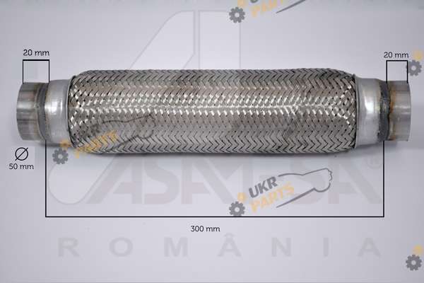 Гофра выхлопной системы ASAM 60099