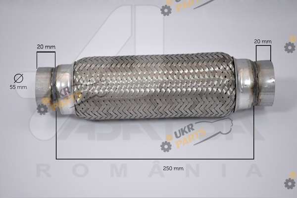Гофра выхлопной системы ASAM 60102