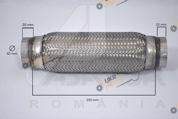 Гофра выхлопной системы ASAM 60106