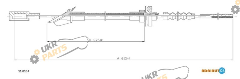 Трос сцепления ADRIAUTO 11.0157