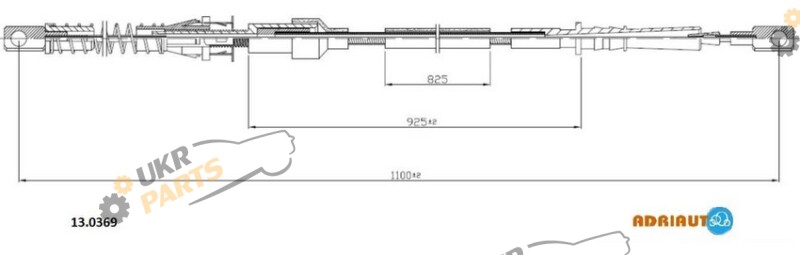 Тросик газа ADRIAUTO 13.0369