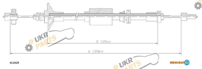 Трос сцепления ADRIAUTO 41.0129
