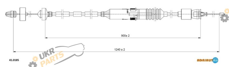Трос сцепления ADRIAUTO 41.0185