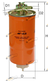 Топливный фильтр Alpha Filter AF 421