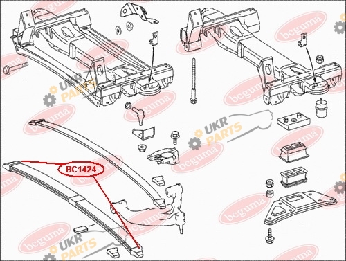 Отбойник BC GUMA BC1424 Отбойник BC GUMA BC1424