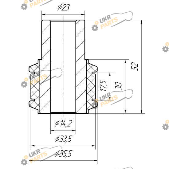 Амортизатор MetGum 0526 Амортизатор MetGum 0526
