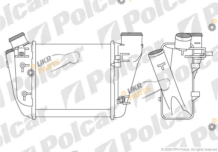 Интеркулер Polcar 1325J83X
