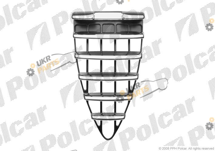 Решетка радиатора Polcar 140405