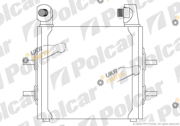 Масляный радиатор коробки передач Polcar 2330L81X