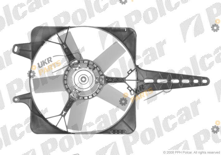 Вентилятор охлаждения двигателя Polcar 301623W2