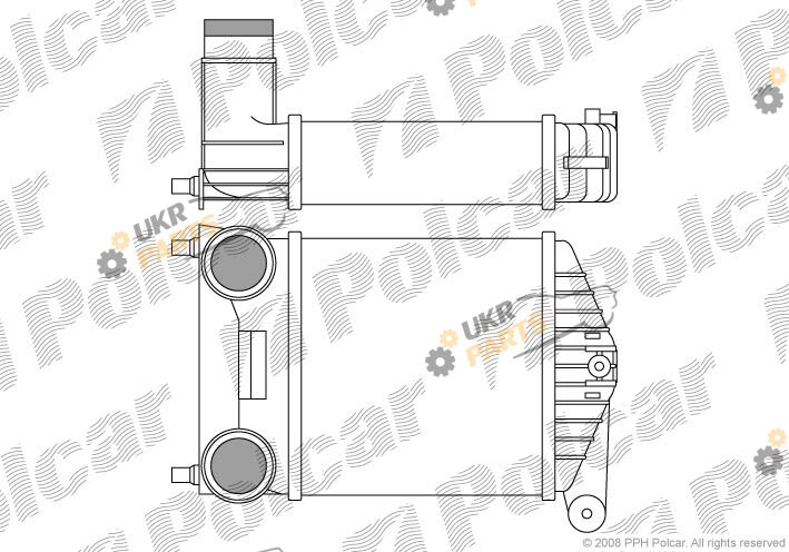 Интеркулер Polcar 3017J81X