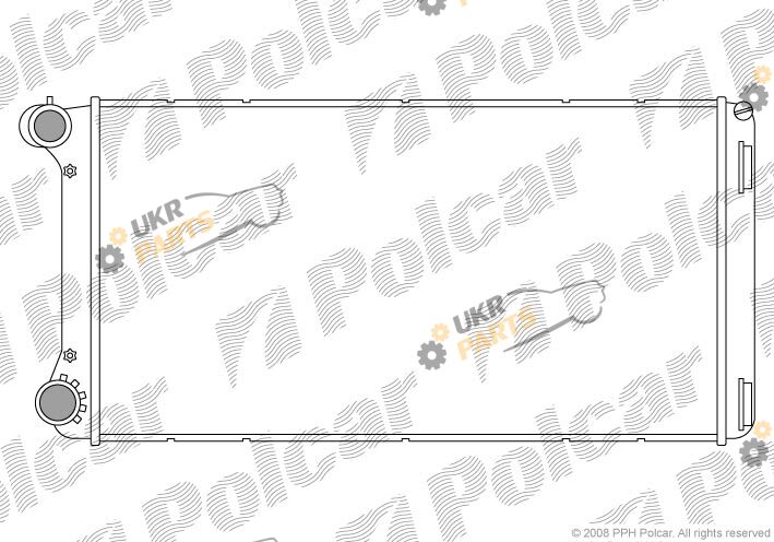 Радиатор охлаждения двигателя Polcar 3022084X
