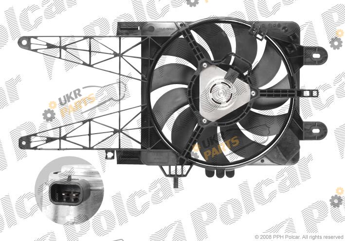Вентилятор охлаждения двигателя Polcar 302223W7