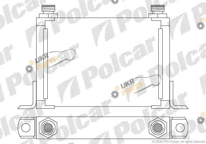 Масляный радиатор polcar 3026L81X