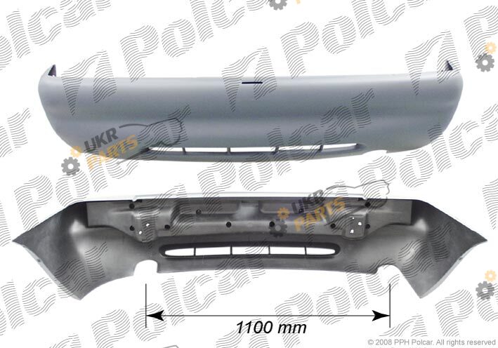 Бампер Polcar 320796-1
