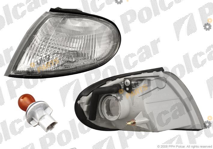 Рассеиватель, фонарь указателя поворота Polcar 401120-E