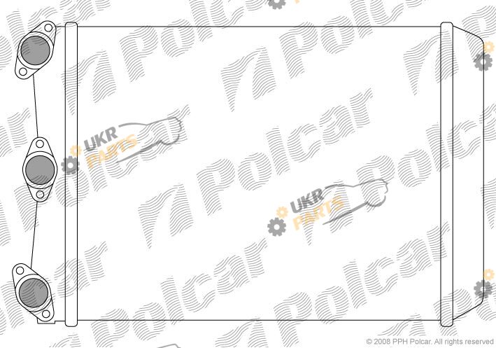 Радиатор печки Polcar 5013N8-1