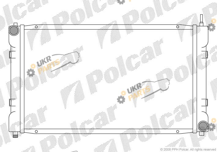 Радиатор охлаждения двигателя Polcar 5053081X