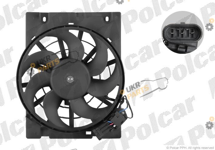 Вентилятор охлаждения двигателя Polcar 550823W1