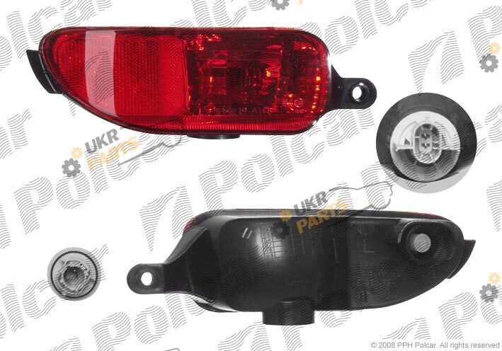 Задний противотуманный фонарь Polcar 5556970E