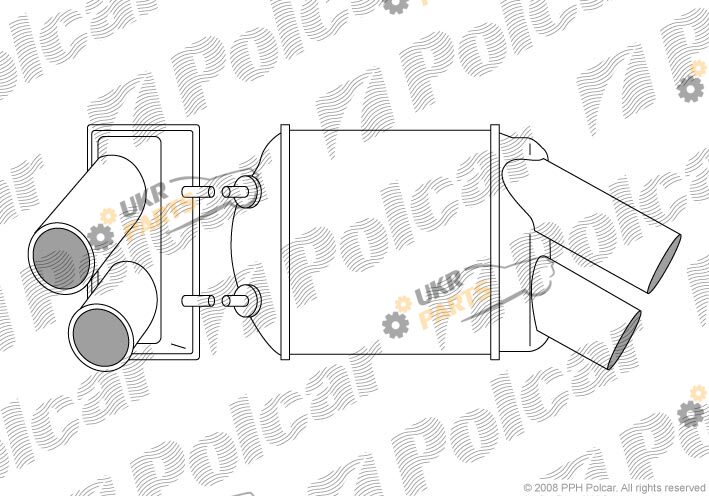 Интеркулер Polcar 6007J81X