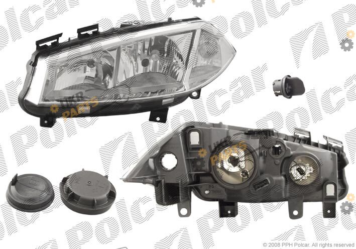 Основная фара Polcar 601209-E