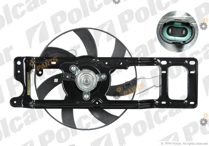 Вентилятор охлаждения двигателя Polcar 601523W2