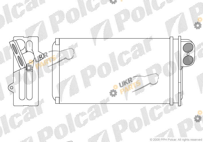 Радиатор печки Polcar 6032N8-1