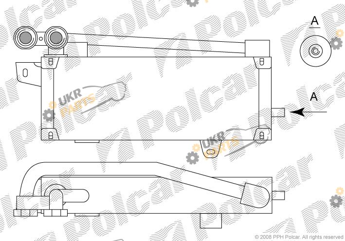 Масляный радиатор Polcar 6033L83X