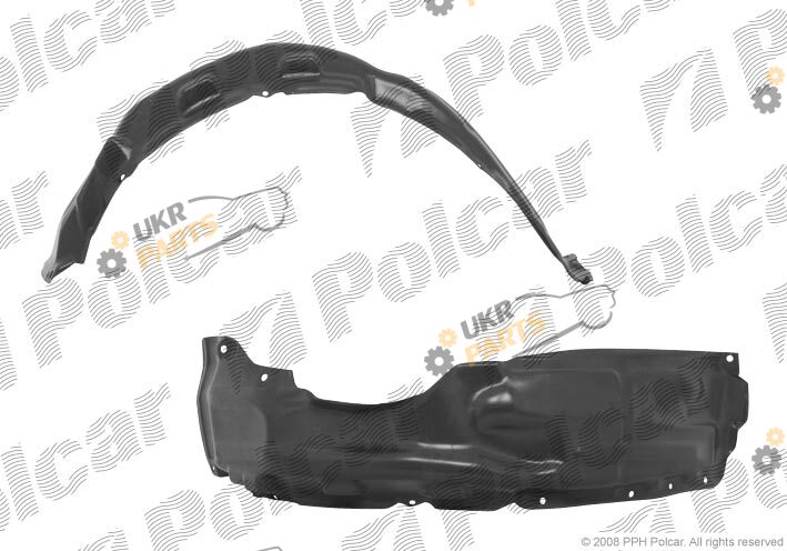 Крыло переднее Polcar 8123FL-2