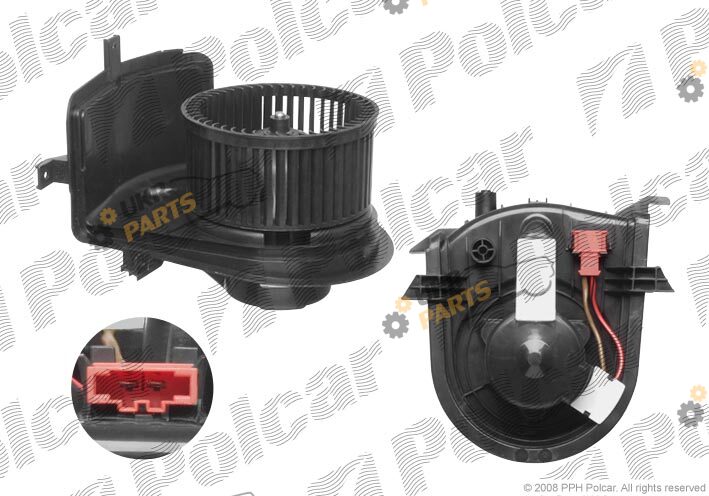 Вентилятор салона Polcar 9538NU-2