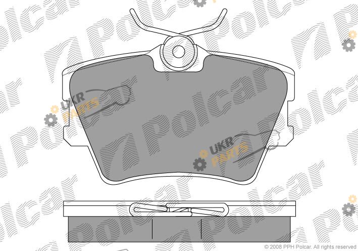 Тормозные колодки Polcar S70-1129
