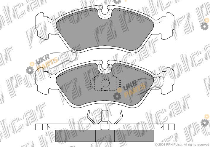 Тормозные колодки Polcar S70-0026