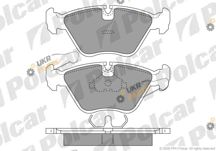Тормозные колодки Polcar S70-0074