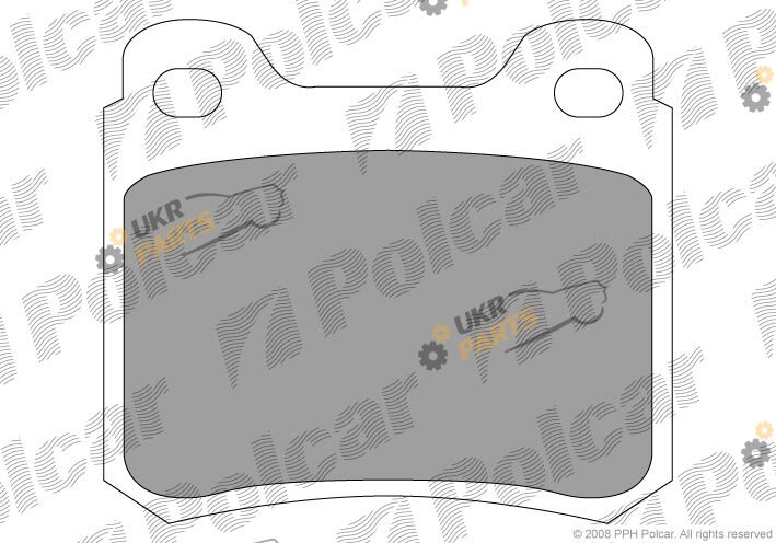 Тормозные колодки Polcar S70-1085
