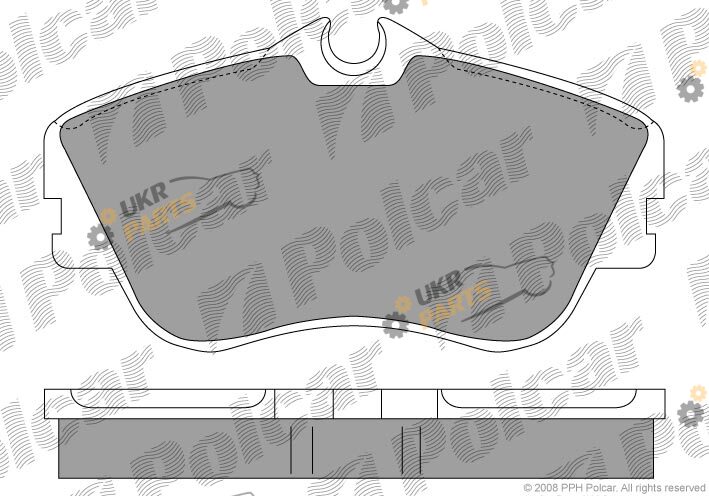 Тормозные колодки Polcar S70-0079