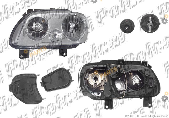 Основная фара Polcar 957510-E