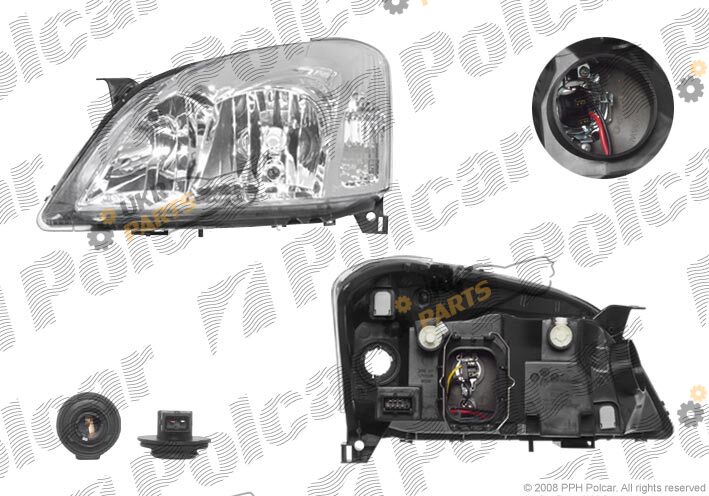 Основная фара Polcar 811410-E