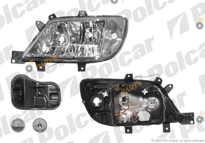 Основная фара Polcar 506409-H