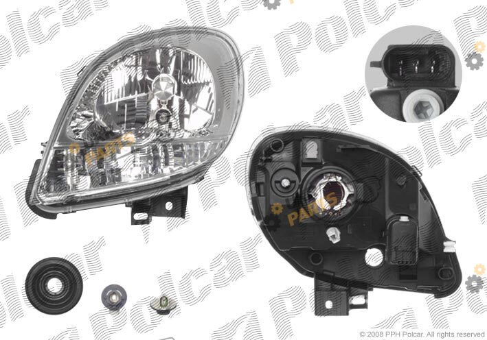 Основная фара Polcar 606110-V