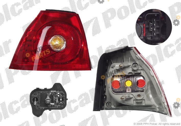 Задний фонарь Polcar 951387-E
