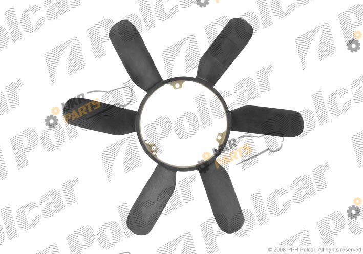 Крыльчатка вентилятора охлаждения двигателя Polcar 501523F2