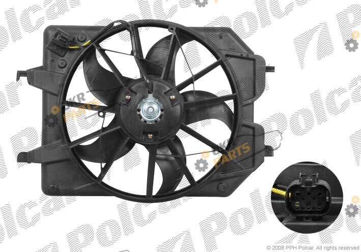 Вентилятор охлаждения двигателя Polcar 320123W1