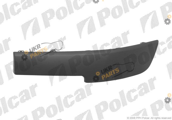 Накладка бампера Polcar 6012075Q