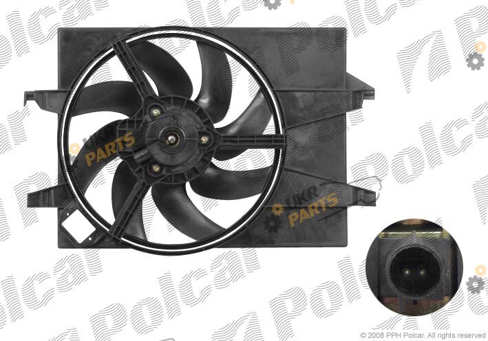 Вентилятор охлаждения двигателя Polcar 321223W2