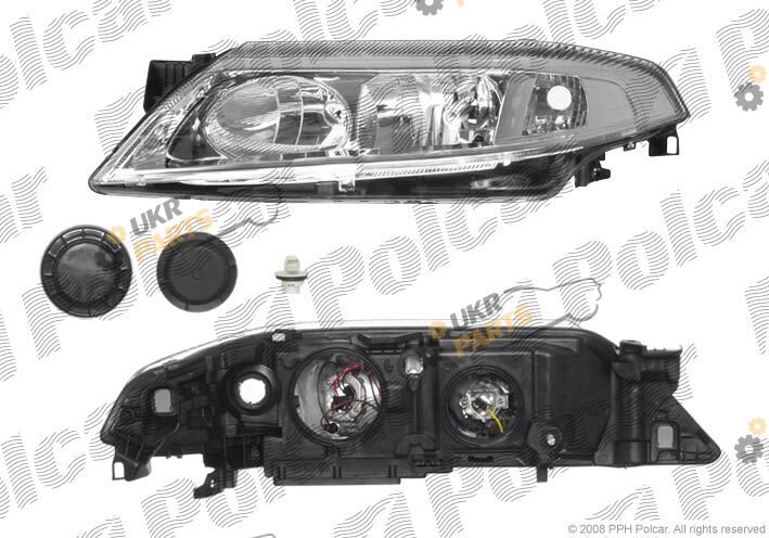 Основная фара Polcar 6037100E